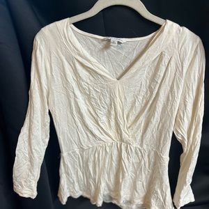 BANANA REPUBLIC long sleeve white shirt